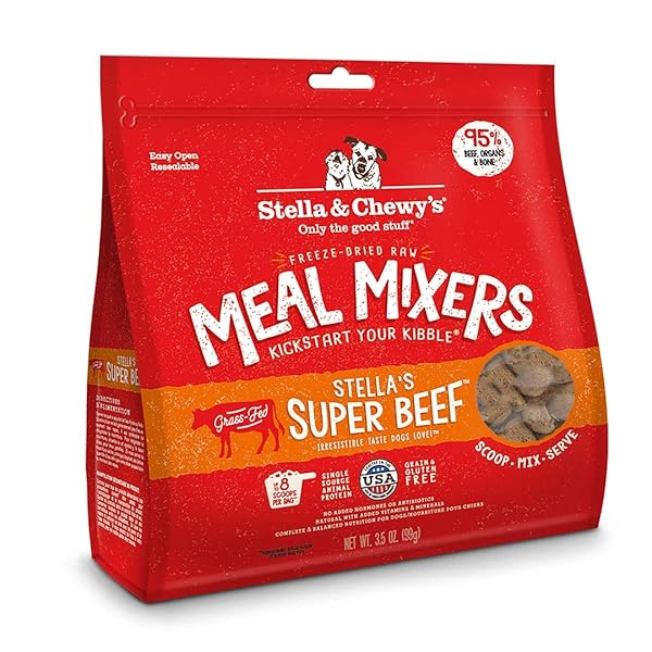 STELLA & CHEWY’S FREEZE DRIED RAW SUPER BEEF...