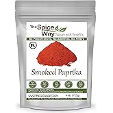 The Spice Way Smoked Paprika 4 oz Pure Authentically Smoked with Herbs | Smoky paprika for tomato bases, beans, potatoes, chickpeas and barbecue-style cooking; Kosher Certified; Resealable Bag