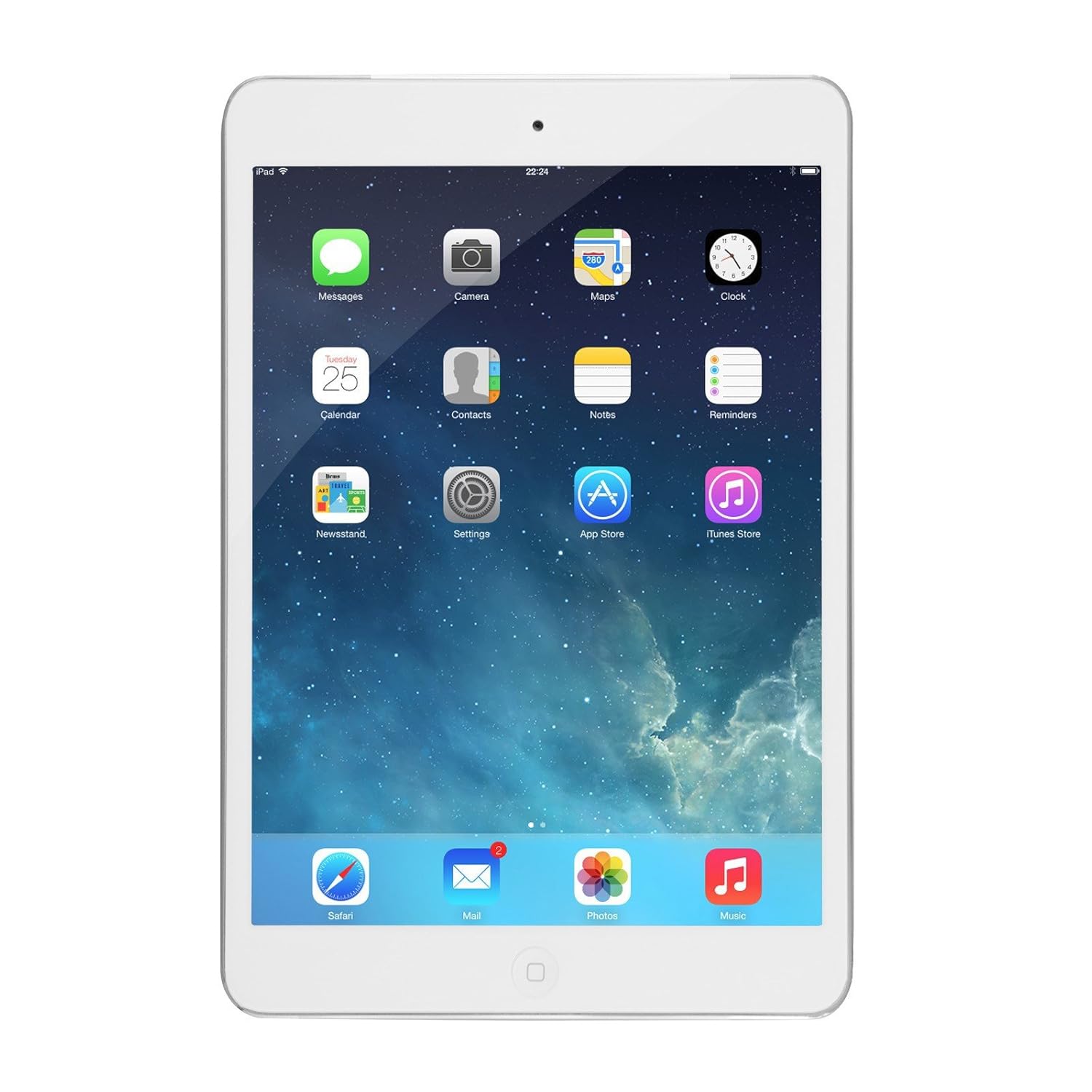 Apple iPad mini FD531LL/A 16GB, Wi-Fi, (White/Silver) (Renewed)