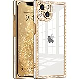 ROSEHUI Clear Glitter Phone Case for iPhone