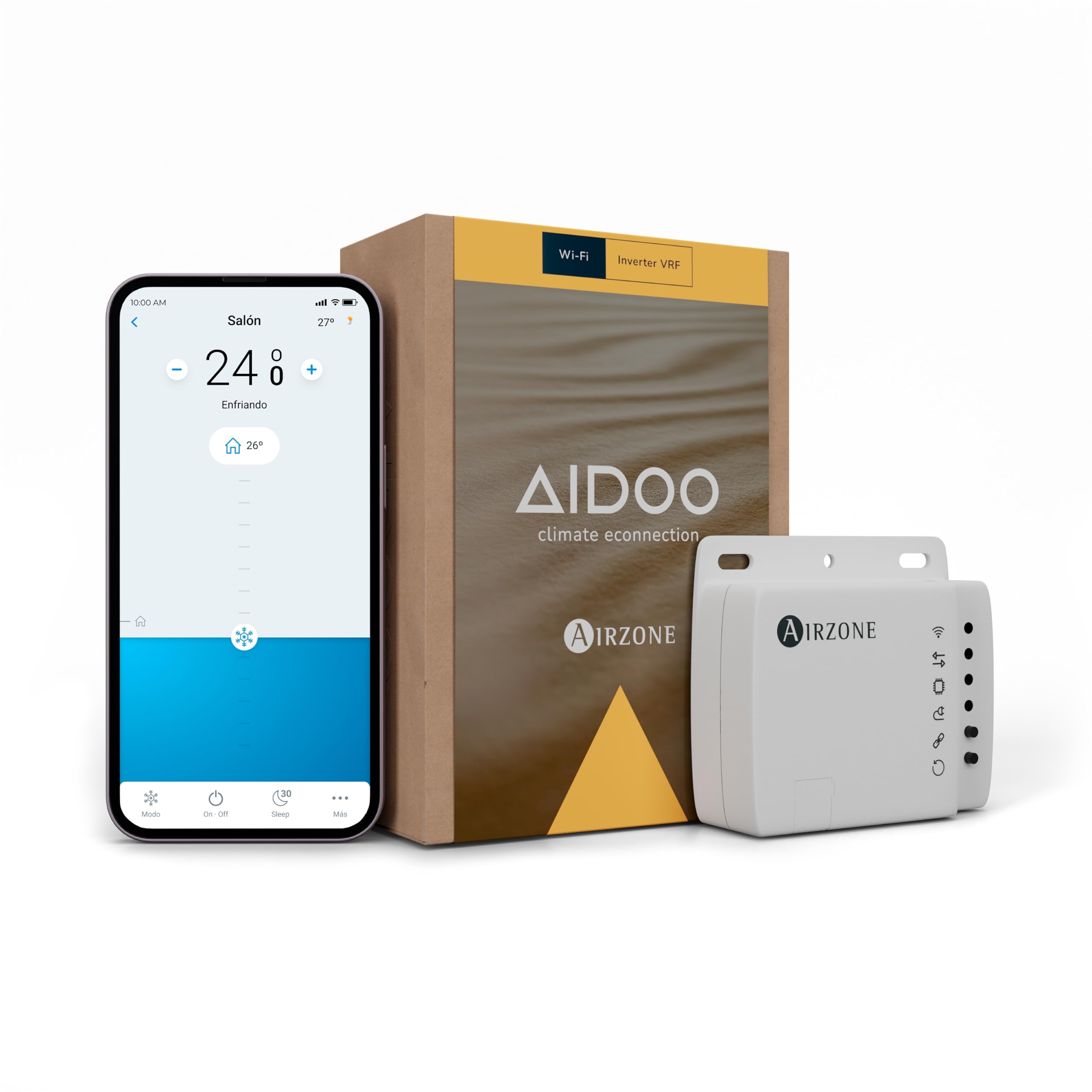 AIRZONE – Aidoo WiFi Control for Air Conditioning - Compatible with PANASONIC PACI AZAI6WSCPAN - Remote Air Conditioner Control and Scheduling via App - Compatible with Google Home y Alexa