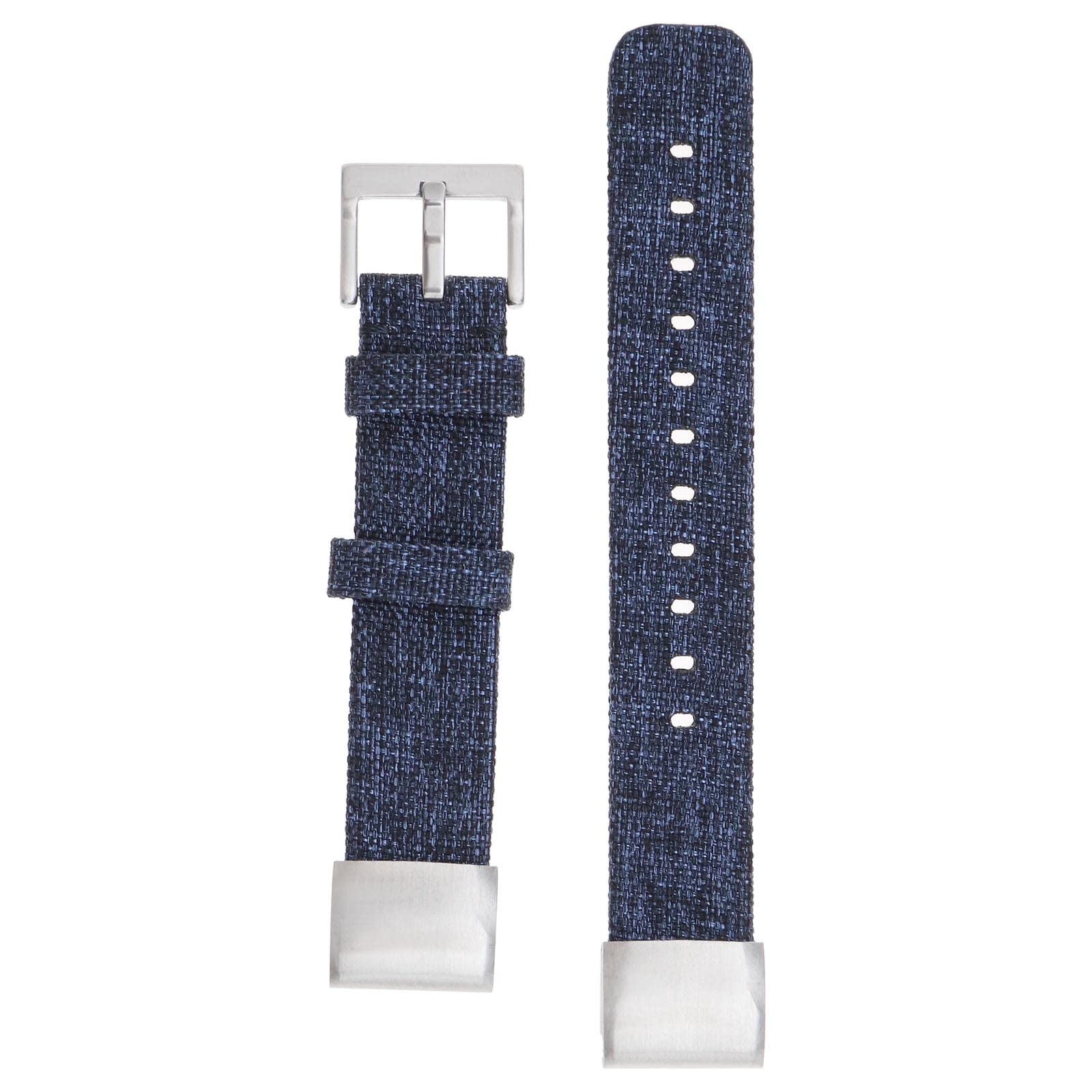 EMSea Nylon Watch Strap Replacement Compatible with Garmin Fenix 5S/Fenix 5S Plus Fenix 6S Pro/Sapphire Descent Mk2S Adjustable Watch Band 165~220mm Navy Blue