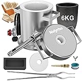 Nelyrho 6kg Stainless Steel Propane Melting Furnace