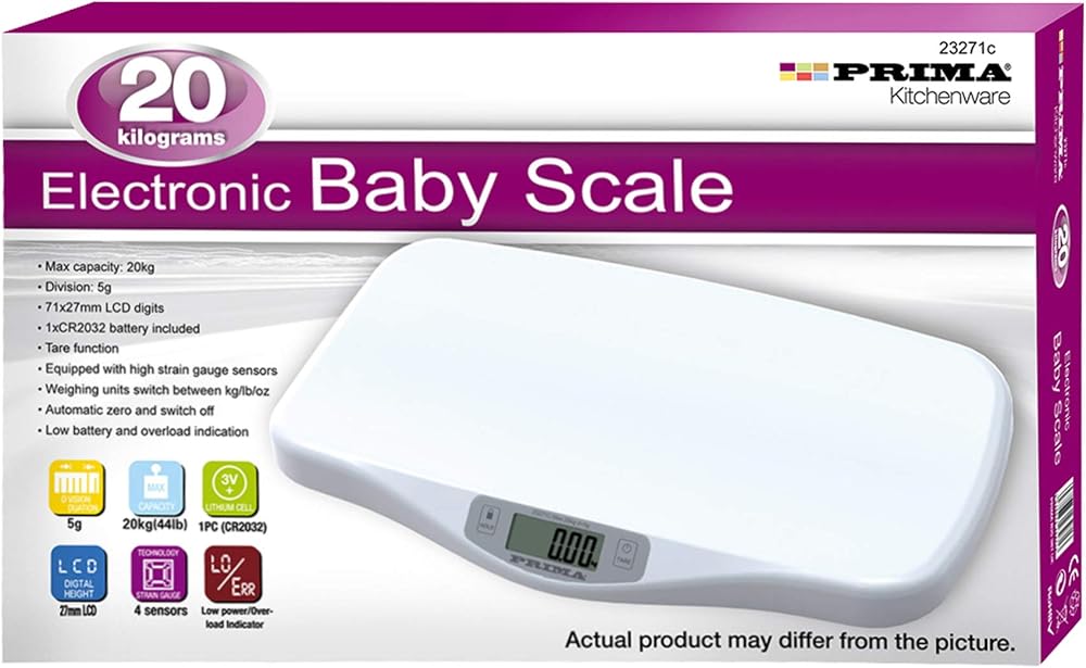 NTI 20KG Digital Baby Scale - Newborn Toddler Weighing & Health Check