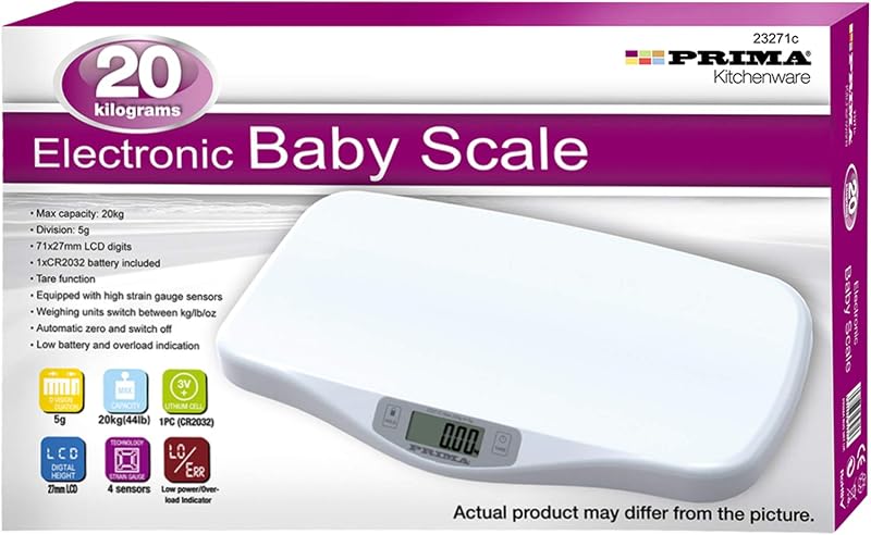 NTI 20KG Digital Baby Scale - Newborn Toddler Weighing & Health Check