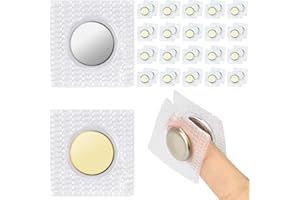 EEEKit 20 Pairs Sew in Magnets, Hidden Magnetic Snap Closure, PVC Invisible Magnetic Fastener for Thin Fabric, Bag Lining, Pocket Flap, Clothing Lining, DIY Sewing