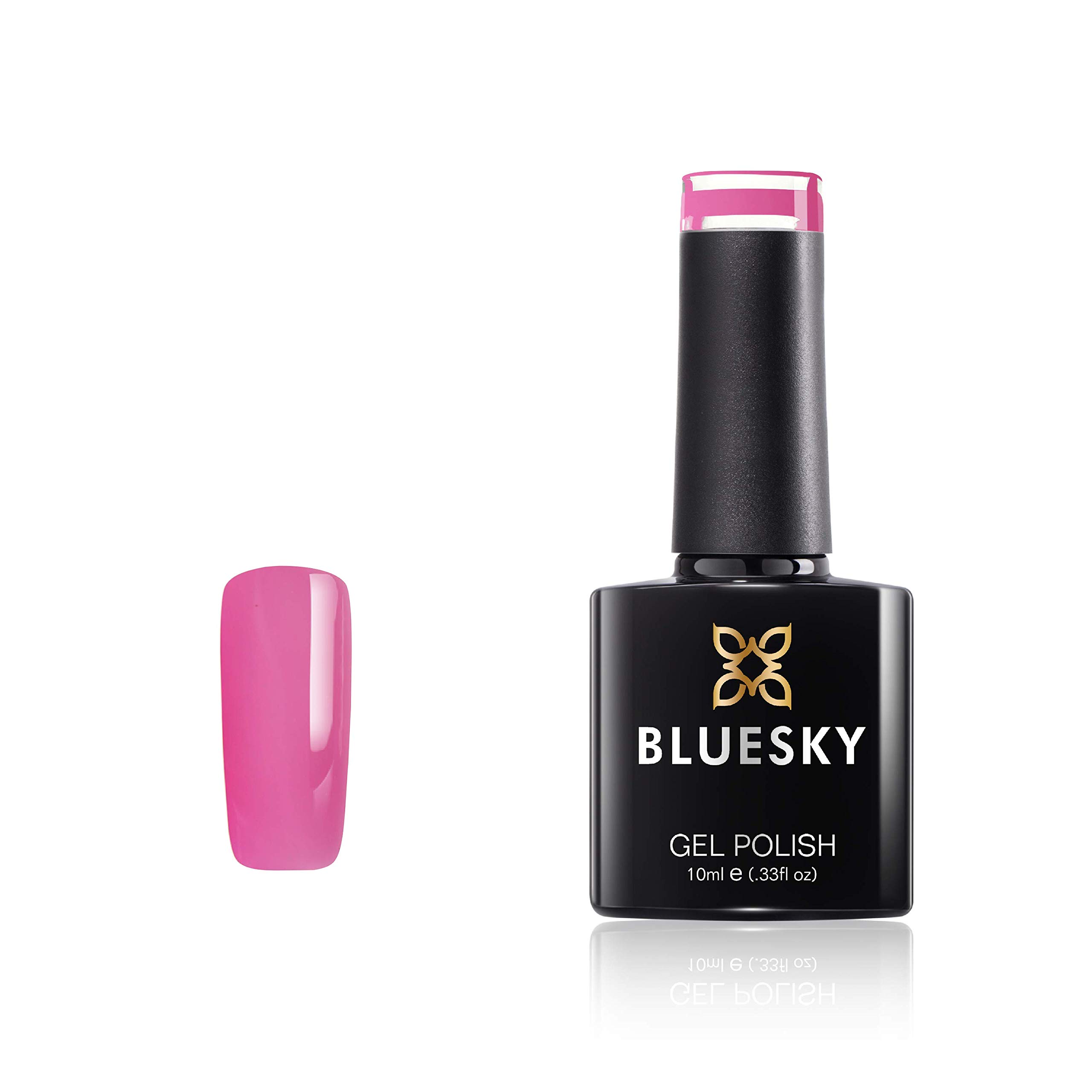 Bluesky Gel Nail Polish, Cherry Drop Pastel 04, Pastel, Pink Long Lasting, Chip Resistant, 10 ml (Requires Drying Under UV LED Lamp)