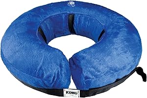 KONG - Cloud Collar - Plush, Inflatable E-Collar - For Injuries, Rashes and Post Surgery Recovery - For Medium Dogs/Cats