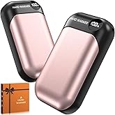 Hand Warmers Rechargeable 2 Pack, 4-Levels 104°F to 131°F Electric Hand Warmers, UL Certified Safe & Real 9Hrs Heating, Portable Pocket Hand Warmer for Women Men Kids, Fishing, Hunting, Golf, Camping