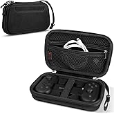Fintie Carrying Case for Backbone One Mobile Gaming Controller - [Shockproof] Hard Shell Protective Cover Travel Bag with Inner Pocket (Black)