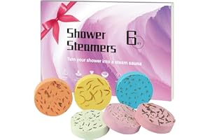 Shower Steamers Aromatherapy Shower Bombs Christmas Self Care Relaxation Gifts for Women and Men Includes Eucalyptus for Show