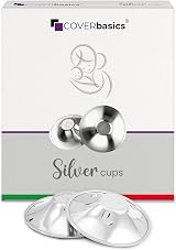 COVERbasics Silver Nursing Cups Nipple Shields Slim