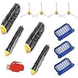 Leadaybetter Roomba Maintenance Kit for iRobot Roomba 600 Series - HEPA Filter - Compatible with 605 610 615 620 621 625 630 631 650 651 660 670 680 - 12 Piece Set