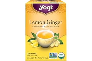 Yogi Tea Lemon Ginger Tea Bags, 16 ct