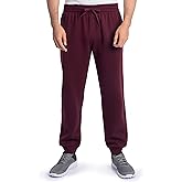 Fruit of The Loom Eversoft Fleece Joggers with Pockets, Relaxed Fit, Moisture Wicking, Breathable, Tapered Sweatpants