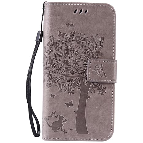 Nancen Compatible with Handyhülle Galaxy S6 Edge / G9250 Flip Schutzhülle Zubehör Lederhülle mit Silikon Back Cover PU Leder 