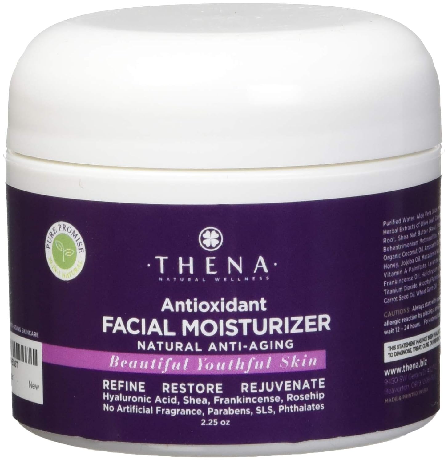 Organic Antiaging Face Moisturizer Cream For Dry Sensitive