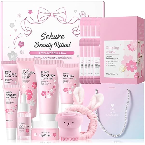 Amazon.com : Sakura Skin Care Sets & Kits, Japanese Cherry Blossom