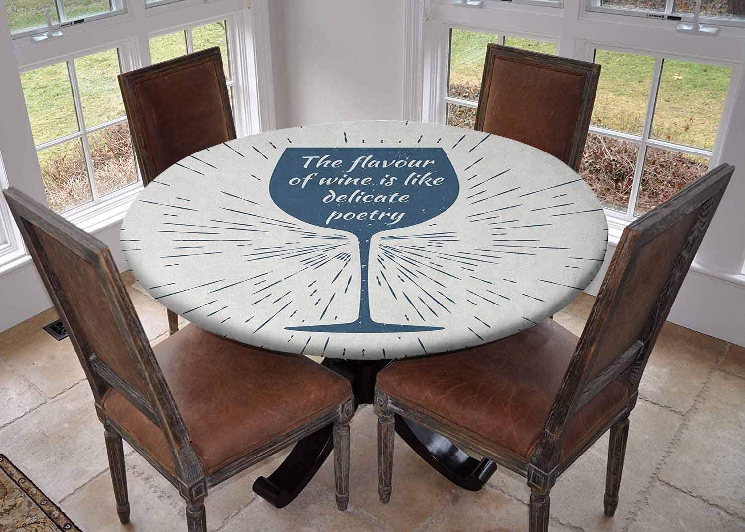 Amazon.com: Round Tablecloth Kitchen Decoration,Table Cover with