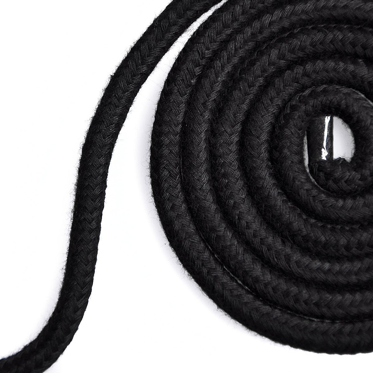 SUNTQ 10m 32 Feet Long Rope Natural Soft Cotton Ropes + 15m 49 Feet Restraint Duct Tape For Strap On (Black)