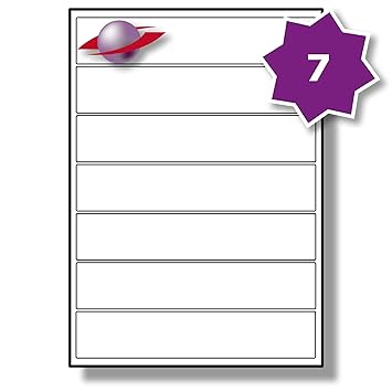 7 Per Page Sheet 5 Sheets 35 Sticky Box File Labels Label