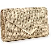 GOKTOW Straw Clutch Purse Raffia Rattan Summer Evening Bag Woven Beach Handbags for Women Wedding Vacation Travel Party 2026