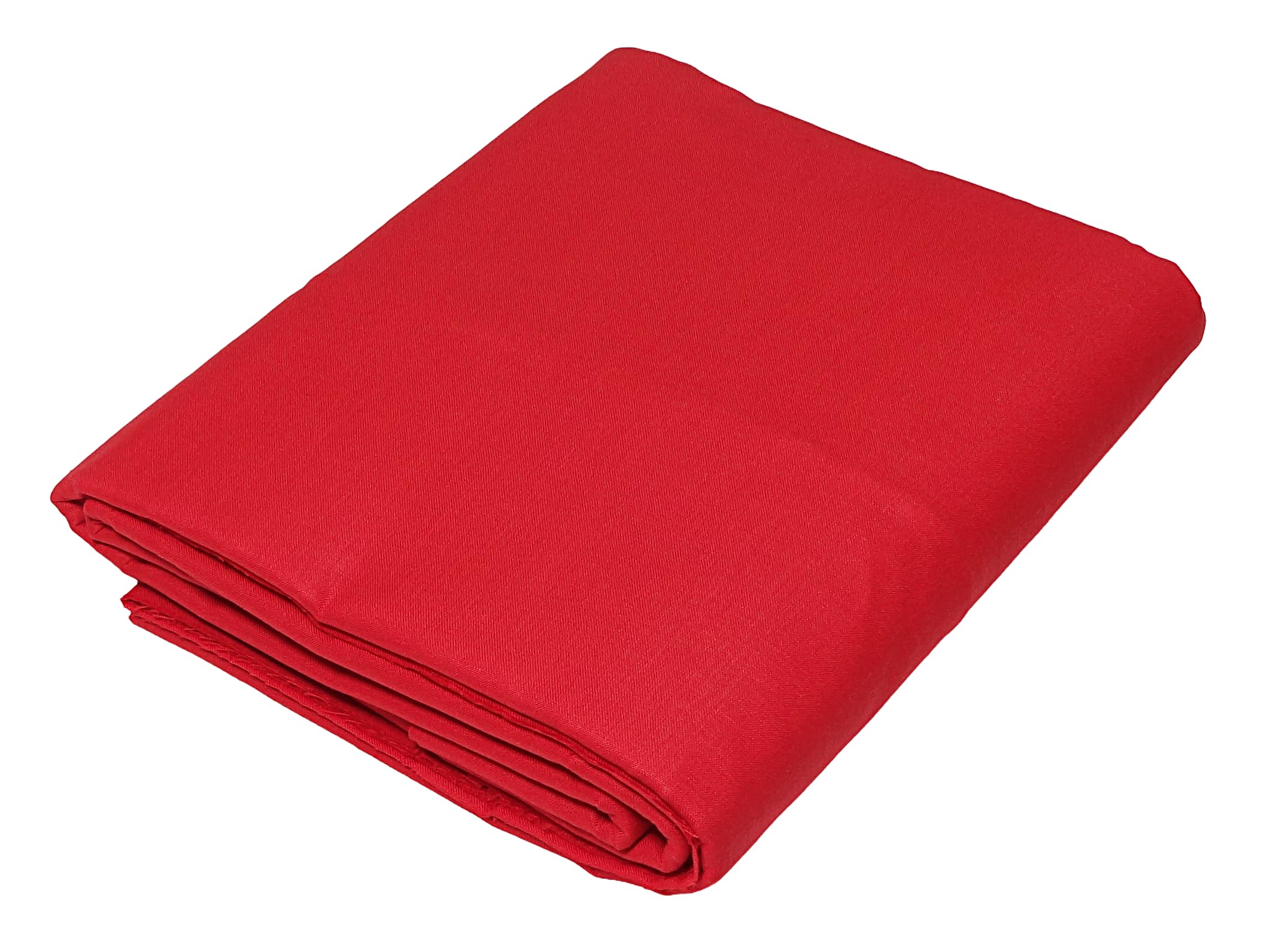 94 Inches/238cm Wide Polycotton Fabric by The Metre UK Dress Fabric Material for Sheeting, Sewing, Dressmaking, Arts and Craft (Red, 2 Metre)