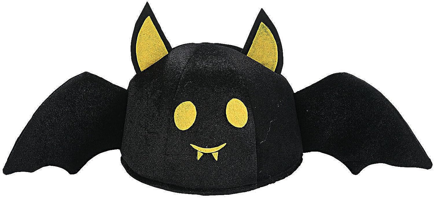 Amazon Com Fun Express Kids Bat Hat For Halloween Halloween