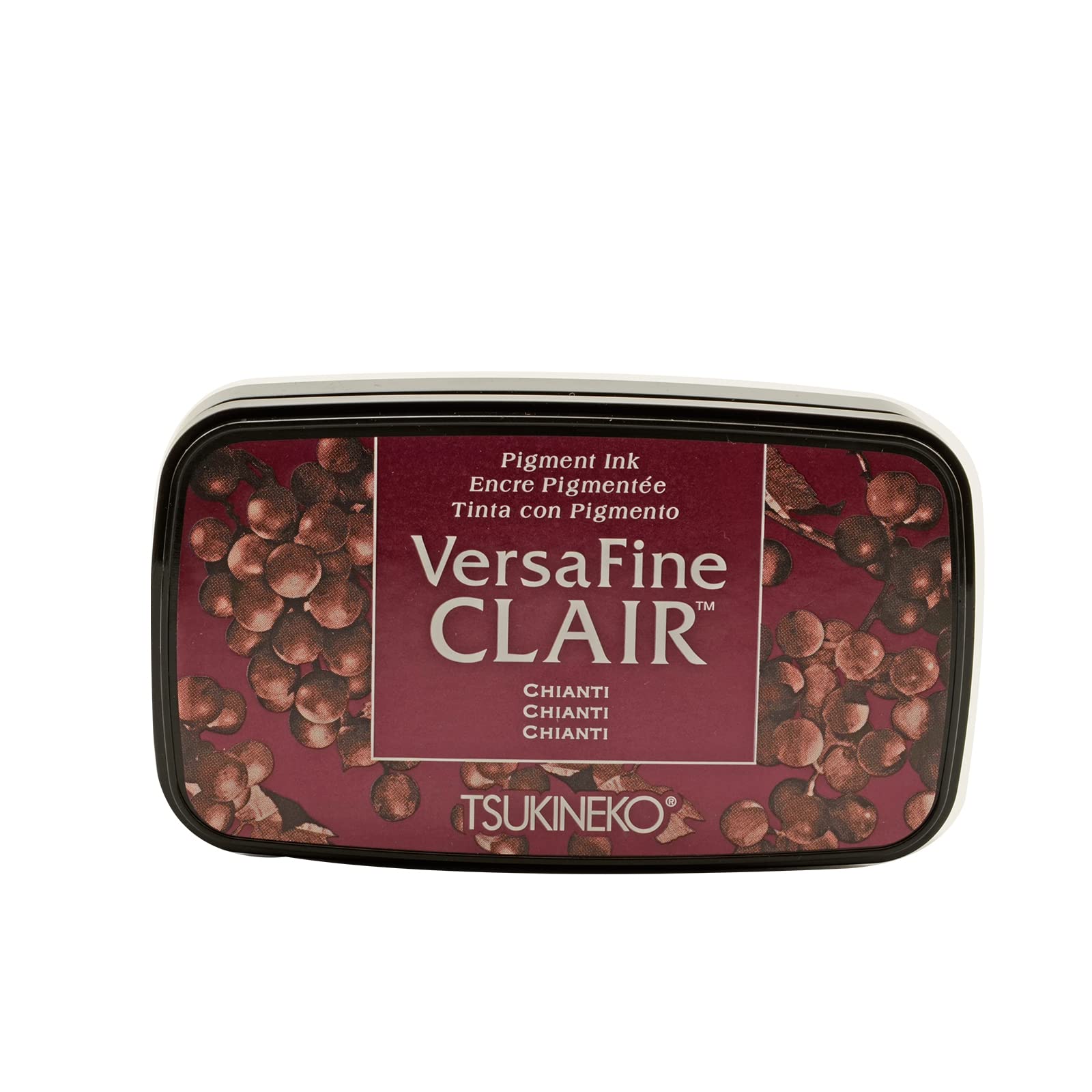 Tsukineko VF-CLA-151 Chianti Versafine Clair Ink Pad, Synthetic Material, Pink, 5.6 x 9.7 x 2.3 cm