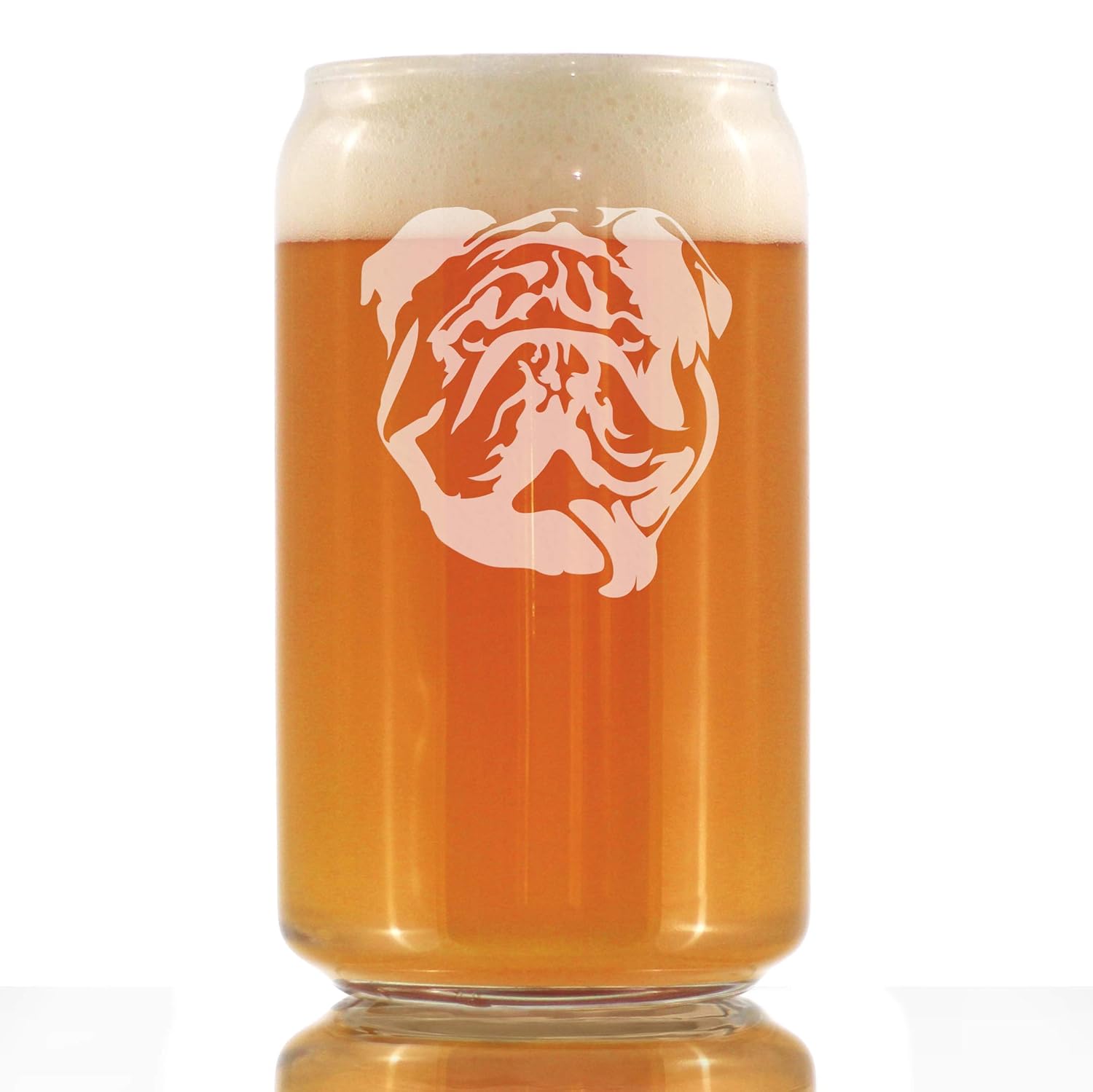 bulldog drink glasses
