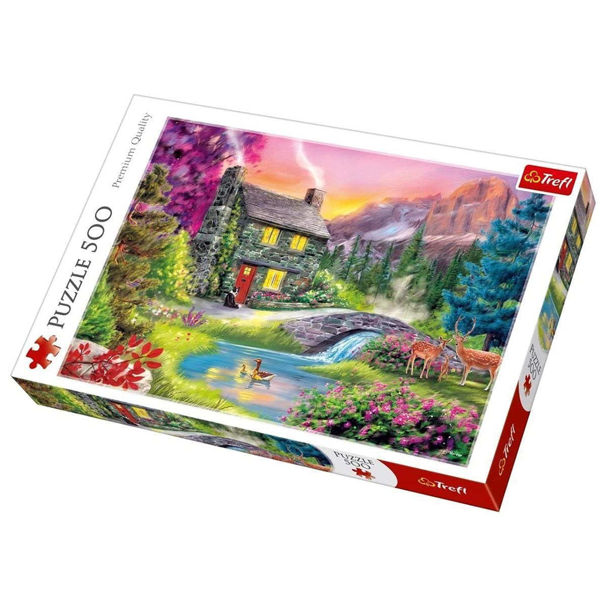 Trefl TR37325 Mountain Idyll 500 Pieces, Premium Quality, for Adults and Children from 10 Years, Colourful Puzzle
