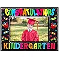 WhatSign Kindergarten Graduation Picture Frame 2023 Kindergarten Preschool Pre K Graduation Photo Frame Congratulations Kindergarten Graduation Frame Decorations Gifts for Kids Boys Girls Daughter Son
