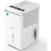 5,000 Sq.Ft Most Efficient Energy Star 2024 Dehumidifier,Vellgoo Max 120 Pint/D Compressor Dehumidifier for Basement with Drain Hose, Smart Humidity Control for Home, Large Rooms