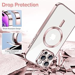 Hython Magnetic Clear Case for iPhone 14 Pro Case