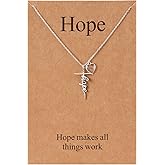 Lcherry Mustard Seed - Faith Cross Pendant Necklace for Women Inspirational Religious Christian Gifts for Women