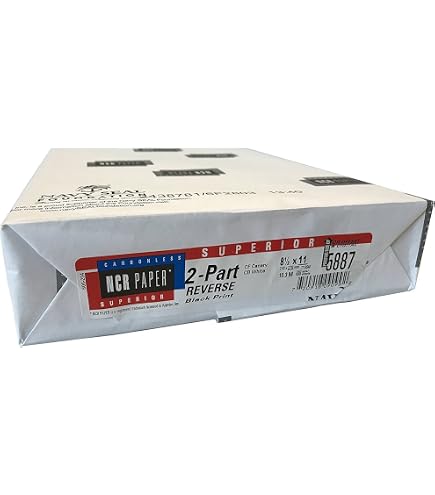 Limited Papers Carbonless Sheets - 2 Part Straight, 8.5 X 11 Inch, White/Canary, 1 Ream (500 Sheets) - View #7