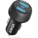 Car Charger (Compatible with Quick Charge Devices), Anker 30W Dual USB Car Charger, PowerDrive Speed 2 with PowerIQ 2.0 for G
