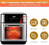 Yikki Air Fryer Silicone Liners 2 Pack 7.9in Fits 3.8L-5L Ninja COSORI view 4