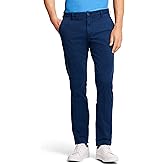 Izod Mens Saltwater Stretch Flat Front Slim Fit Chino Pant