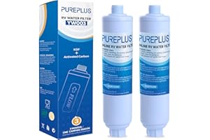 PUREPLUS RV Water Filter System for Garden, Pool, Spa, RV, Camper, Marine, Boat Hose, for Drinking, Car Washing, Gardening, P