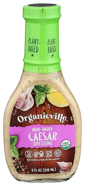 ORGANICVILLE ORGANIC NON-DAIRY CAESAR DRESSING, 8 FZ