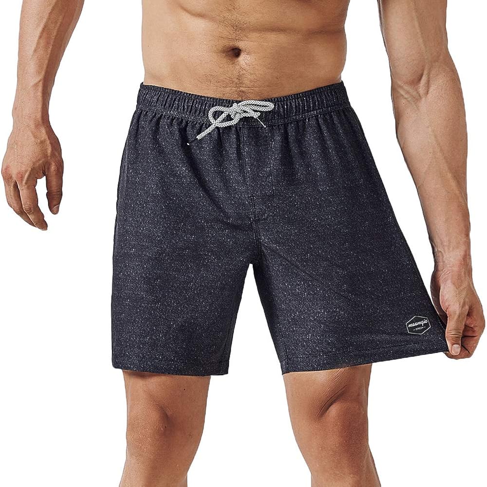 swim trunks with spandex liner