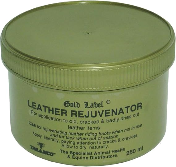 Solid Leather Rejuvenator, Softens & Restores Leather, Gold