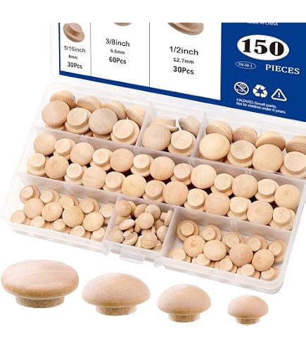 General Tools 1/2 In. Hardwood Round Head Plugs (316012) | JB Tools