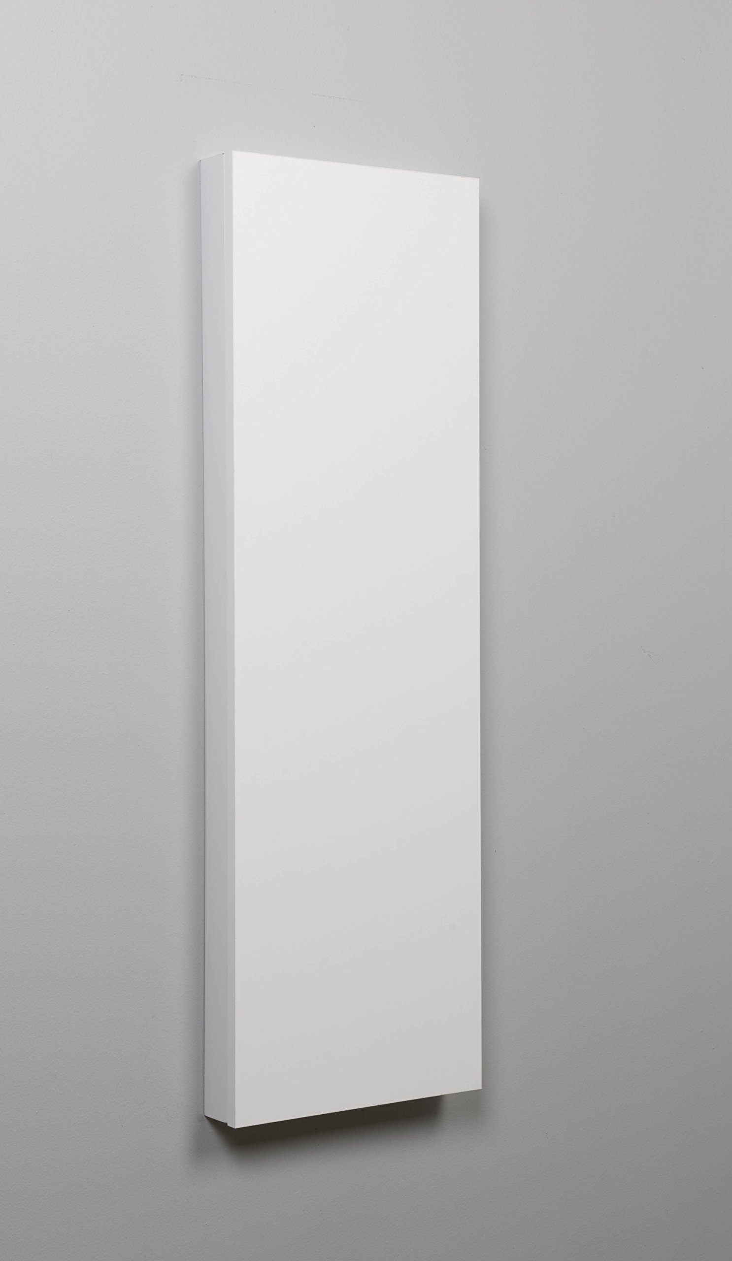 Iron-A-Way Surface Mount or Built-In Ironing Center Cabinet with 42 Inch Ironing Board and Flat White Door-IAW42FWU
