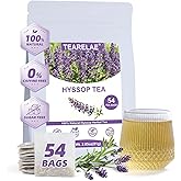 TEARELAE - Hyssop Tea - 54 Count Herbal Tea Bags - Caffeine Free, Soothing & Aromatic - Perfect for Evening Relaxation, Digestive Comfort & Mindful Moments