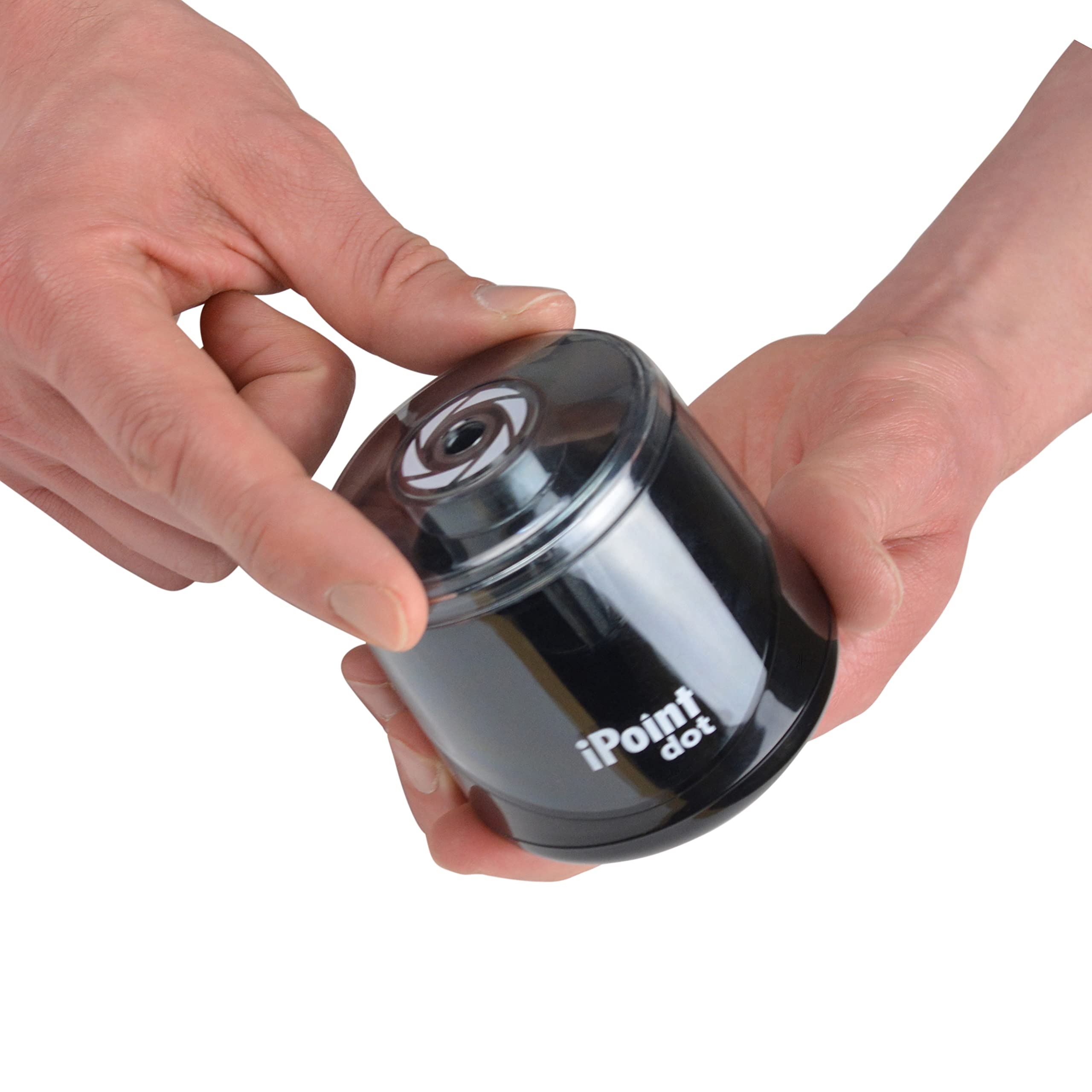 Westcott iPoint Dot Battery Pencil Sharpener, Battery Powered, 17553