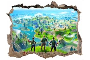 Hiromi Video Game Wall Decals Gaming Room Decor ,Game Stick Poster Decals, Vinyl Wallpaper for Rooms,Gift Kids Boys Girls Men Teen (E)