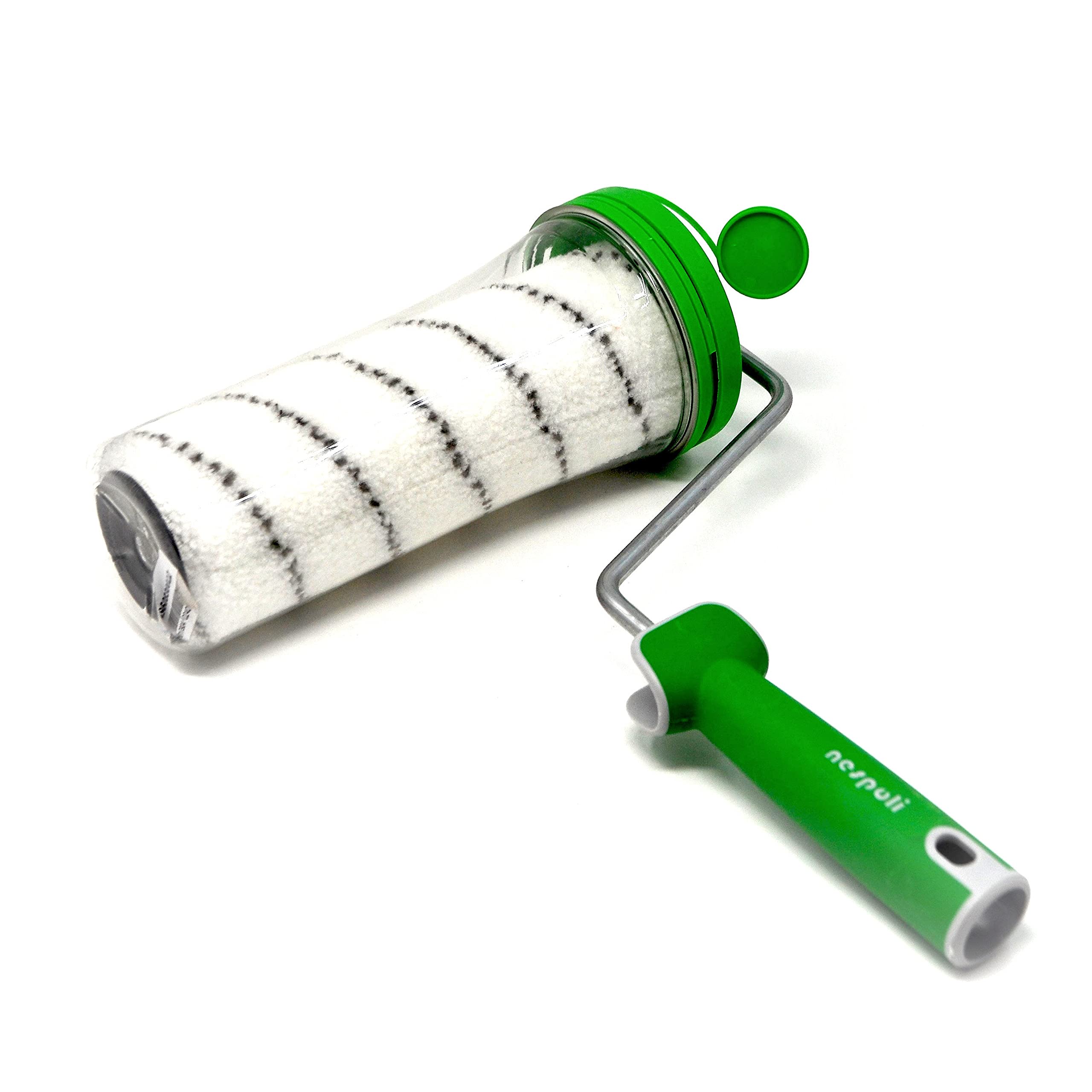 Nespoli N960830122 Rollmatic Roller with Box for Wall Paintings on Small Rough Surfaces, 22 cm, Multicolour