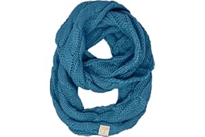 Funky Junque Kids Scarf Baby Toddler Matching Cable Knit Winter Infinity Circle Wrap